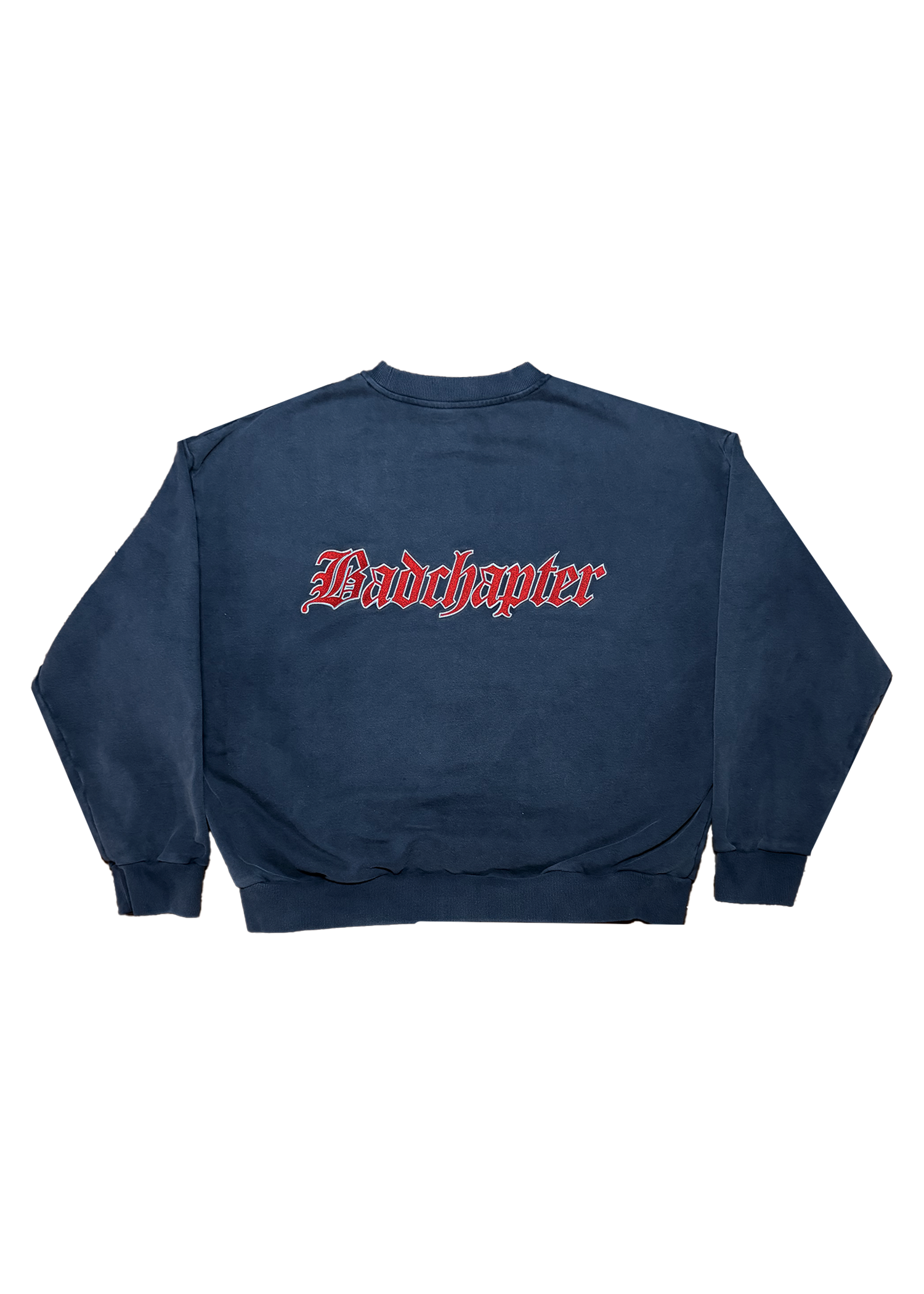 WASHED NAVY CREWNECK