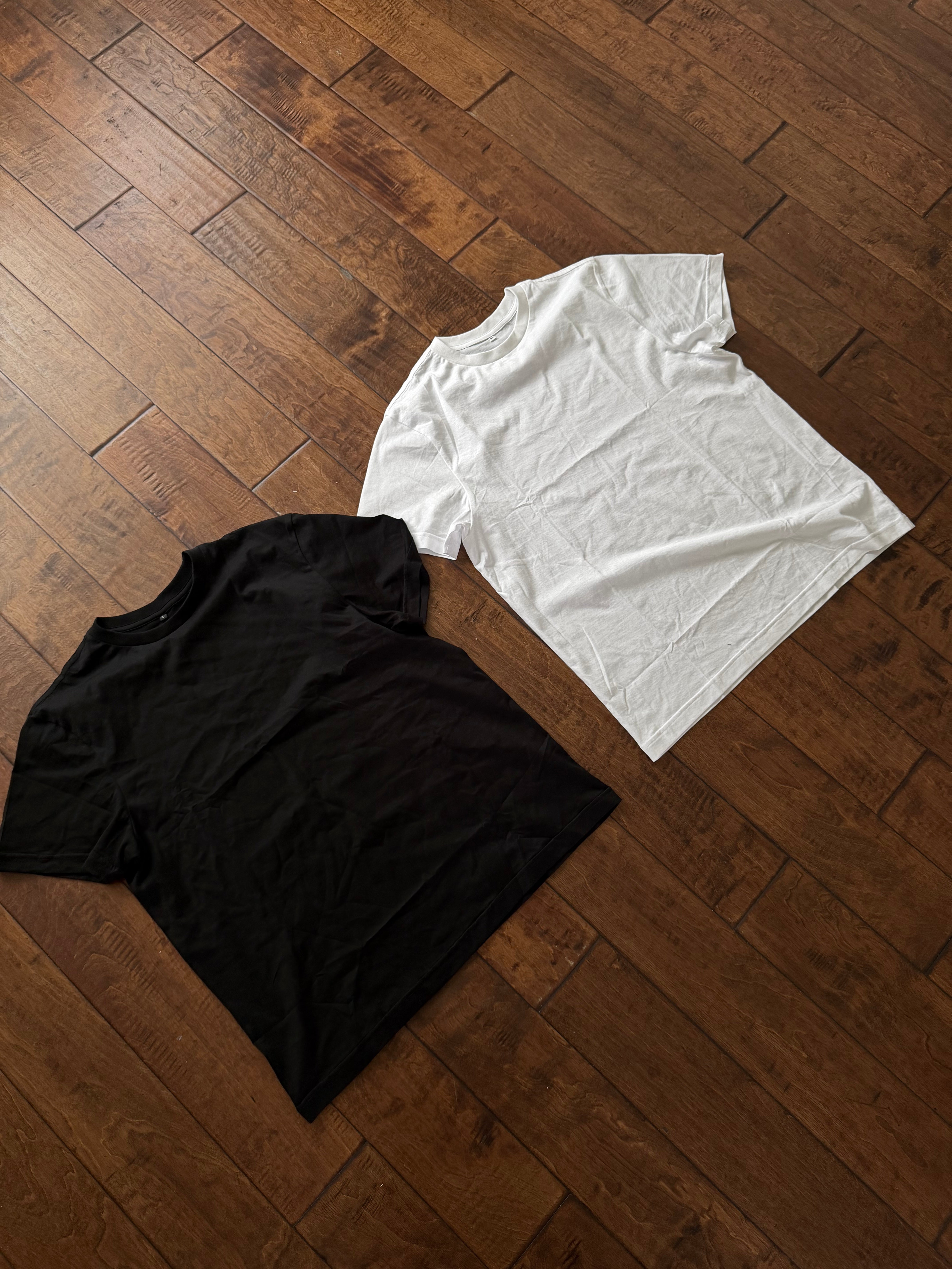 BC BLANK TEE (3 PACK) WHITE