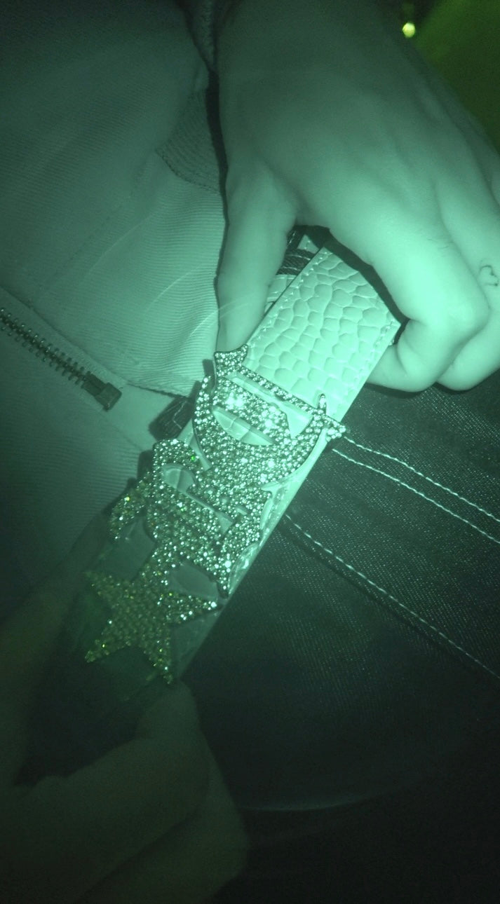 Crocodile Belt - GREEN