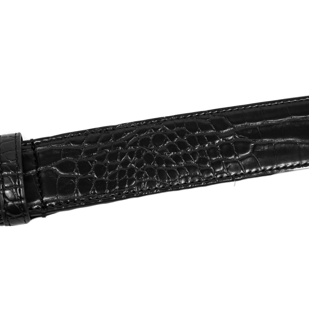 Crocodile Belt - BLACK