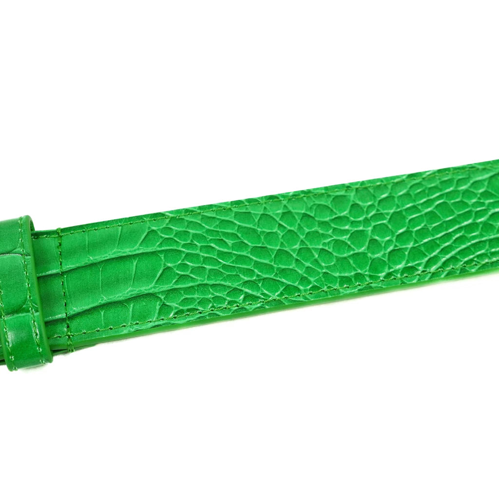 Crocodile Belt - GREEN