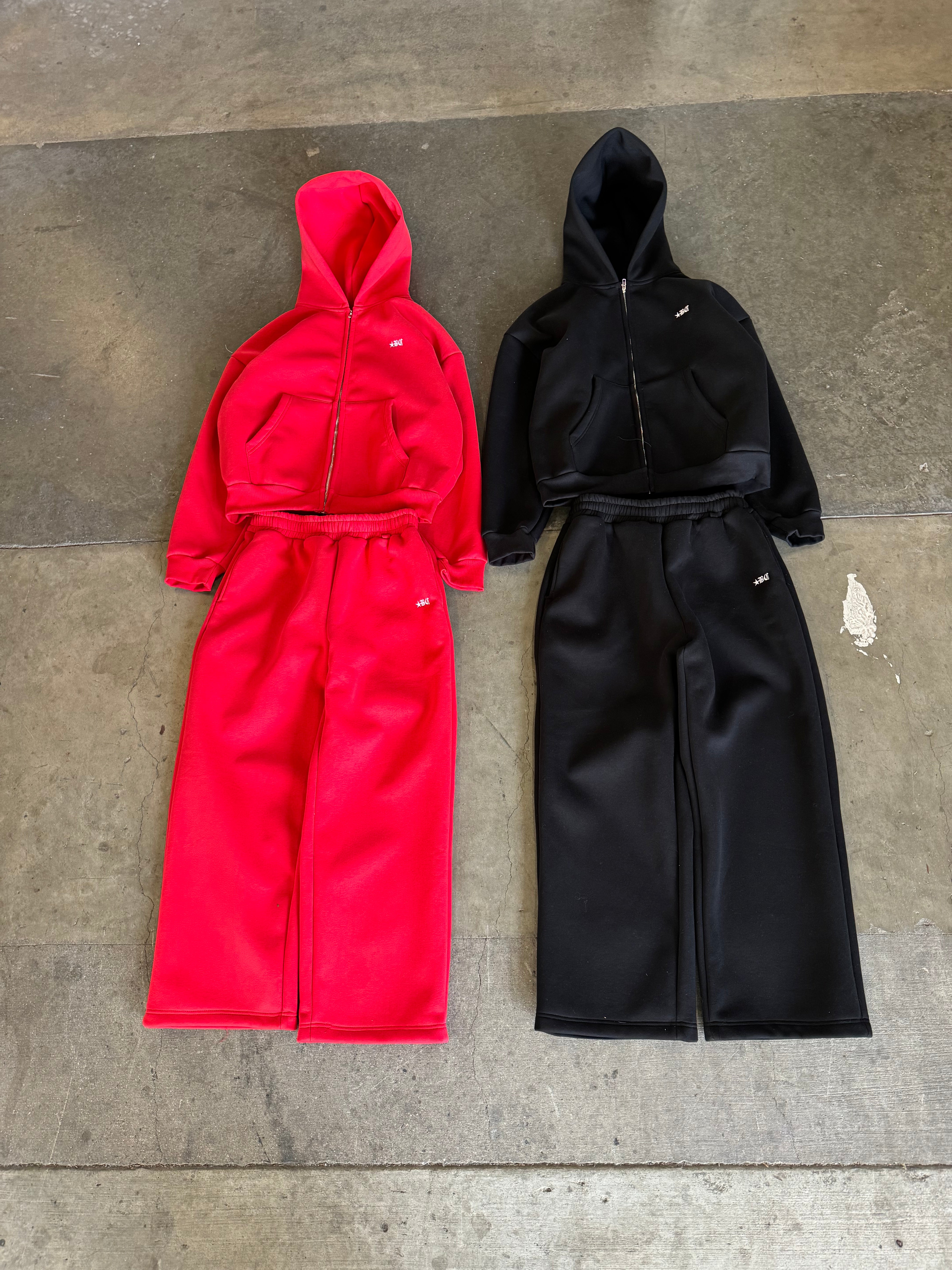 BADCHAPTER BASIC HOODIE (RED)